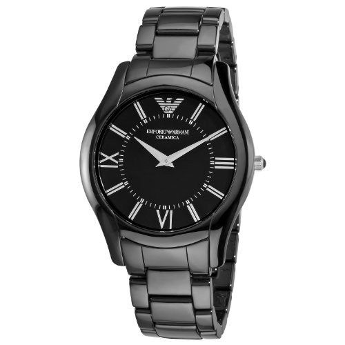 Preisvergleich Produktbild Emporio Armani Herren Analog Quarz Uhr mit Keramik Armband AR1440