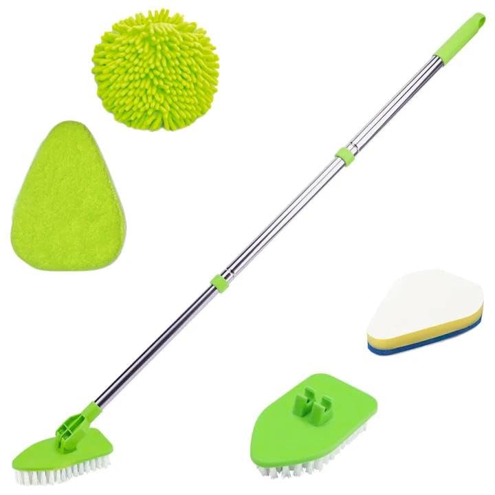 Brosse de nettoyage cuisine et douche avec têtes de rechange pour une maison saine