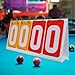 Flip Score Board Score Counter Multi Sports Scoreboard Table Score Flipper for Tennis Ball, Yellow Red