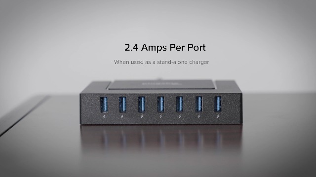 USB 3.0 7-Port Charging Hub With 60W Power Adapter ~ Technologies - View #9