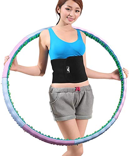 Playground Fitness Equipment Weighted Hula Hoop Fitness Exercise Hoola Hoops For Adults Magnetic Fitness Exercise Massager Hoola Hoops Bulk Professional Soft Fitness Hoola Hoops Detachable Design