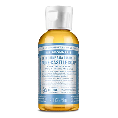 DR BRONNER'S Org Unscent Baby-Mild 59mL