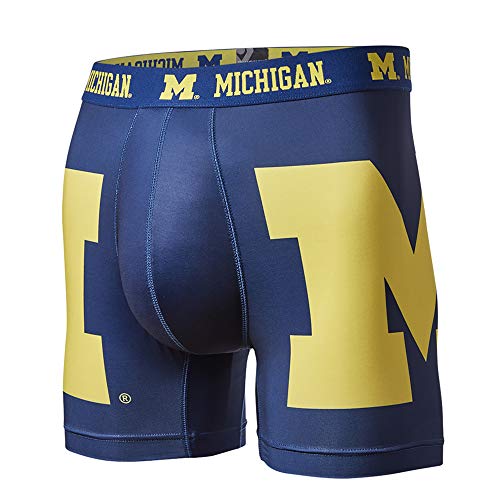 Fandemics Men s NCAA Boxer Brief, Blue, Small (28-30)