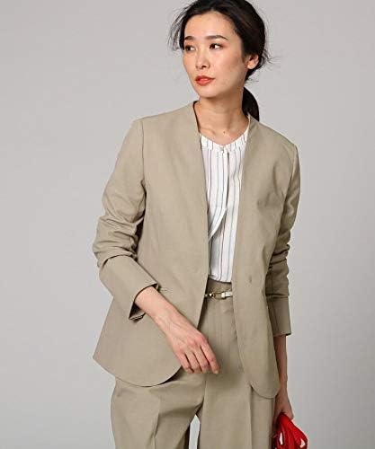 Amazon アンタイトル ジャケット 単品 L 洗える ドライノーカラーvジャケット レディース ベージュ 052 46 5l コート ジャケット 通販