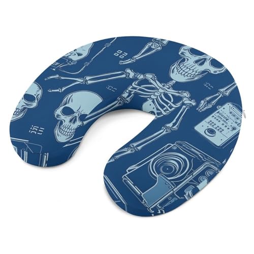 Almohada espuma viscoelástica tamaño único para viaje miniatura 6