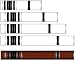 White Water Archery Laminated Clear Transparent Black Crests Traditional 1 Arrow Wraps 15 Pc Pack Choose Length Width (7.75)