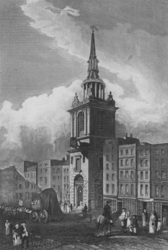 Impression sur toile Bow Church Londres pour décoration salon moderne et élégante
