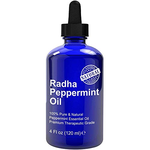 Peppermint Essential Oil 4 oz - 100% Pure & Natural Mentha Peperita Therapeutic Grade