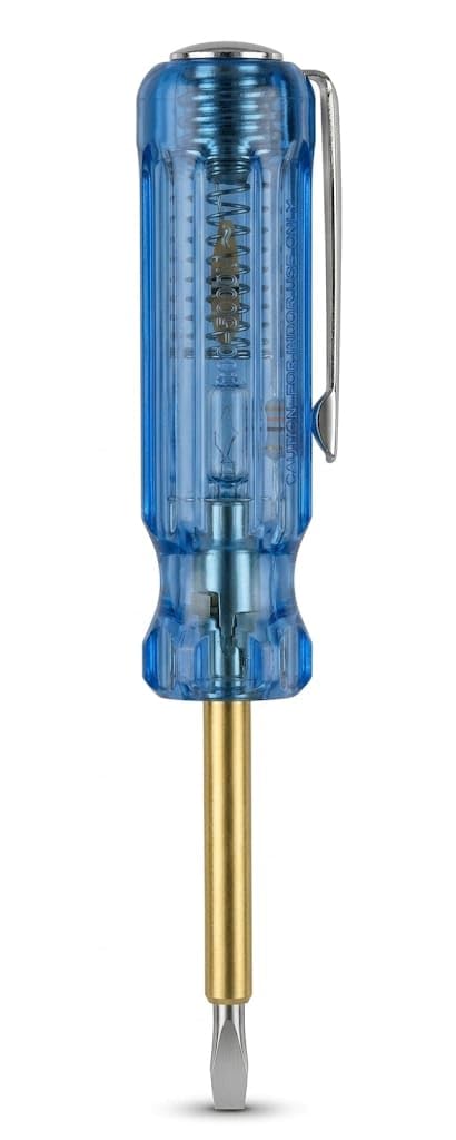 Voltage Tester Pen, Electrical Circuit Test Screwdriver (blue)-image-0