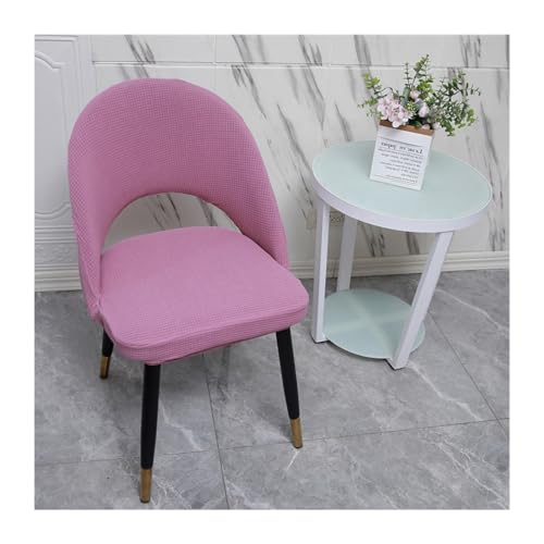 Housse de chaise incurvée extensible et lavable pour salle à manger