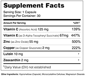 Visual Advantage Premier Formula for Eye Health - 1 Pill Per Day