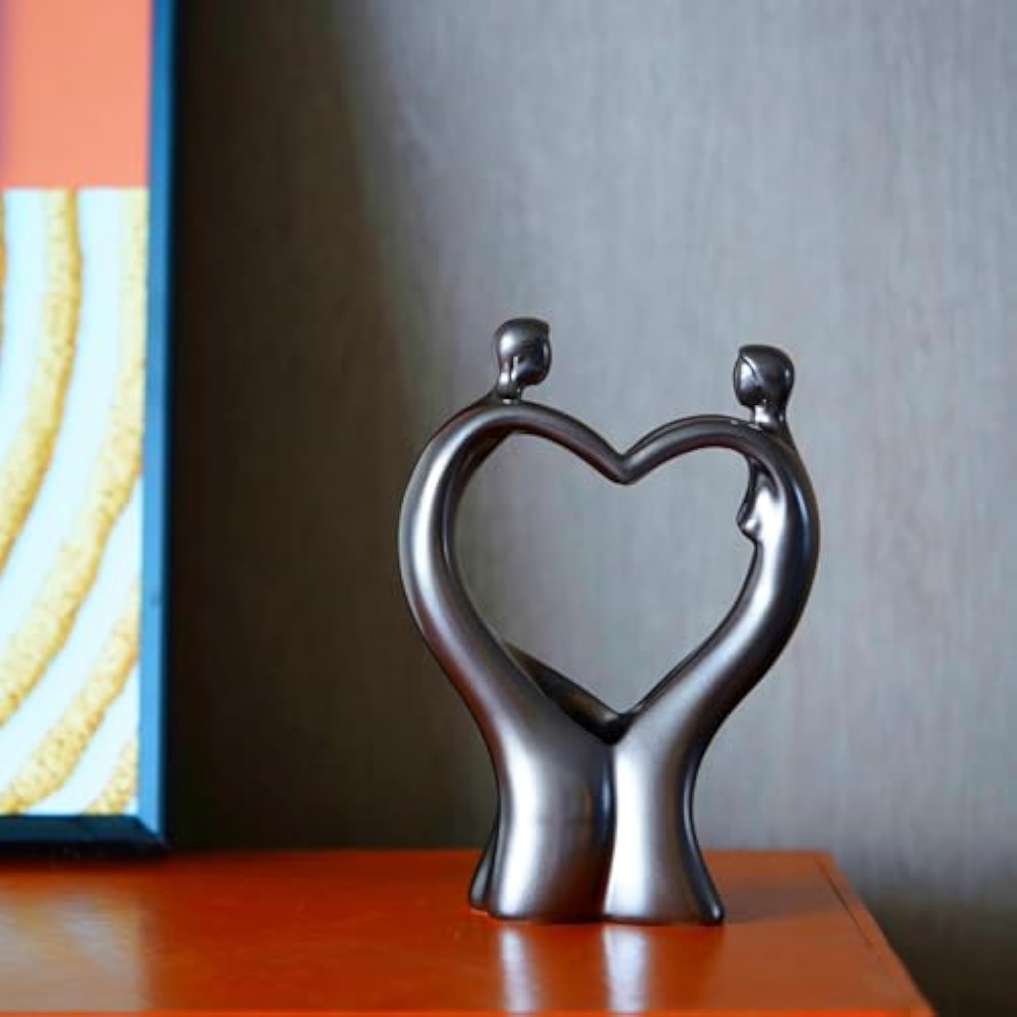 Couple Sculpture Wedding Abstract Art Statue for Decor