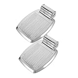 Beavorty 2stücke -fußplatte Aus Aluminiumlegierung Leicht Zu Installieren Stabile Fußstütze Für Seniorenmobilität Im Heimgebrauch Und Rollstuhlgeschäfte