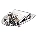 KAISH Electric Guitar Tremolo Assembly Tremolo Bridge Vibrato Tailpiece with Tremolo Arm for Jaguar/Jazzmaster with Lock Button Chrome