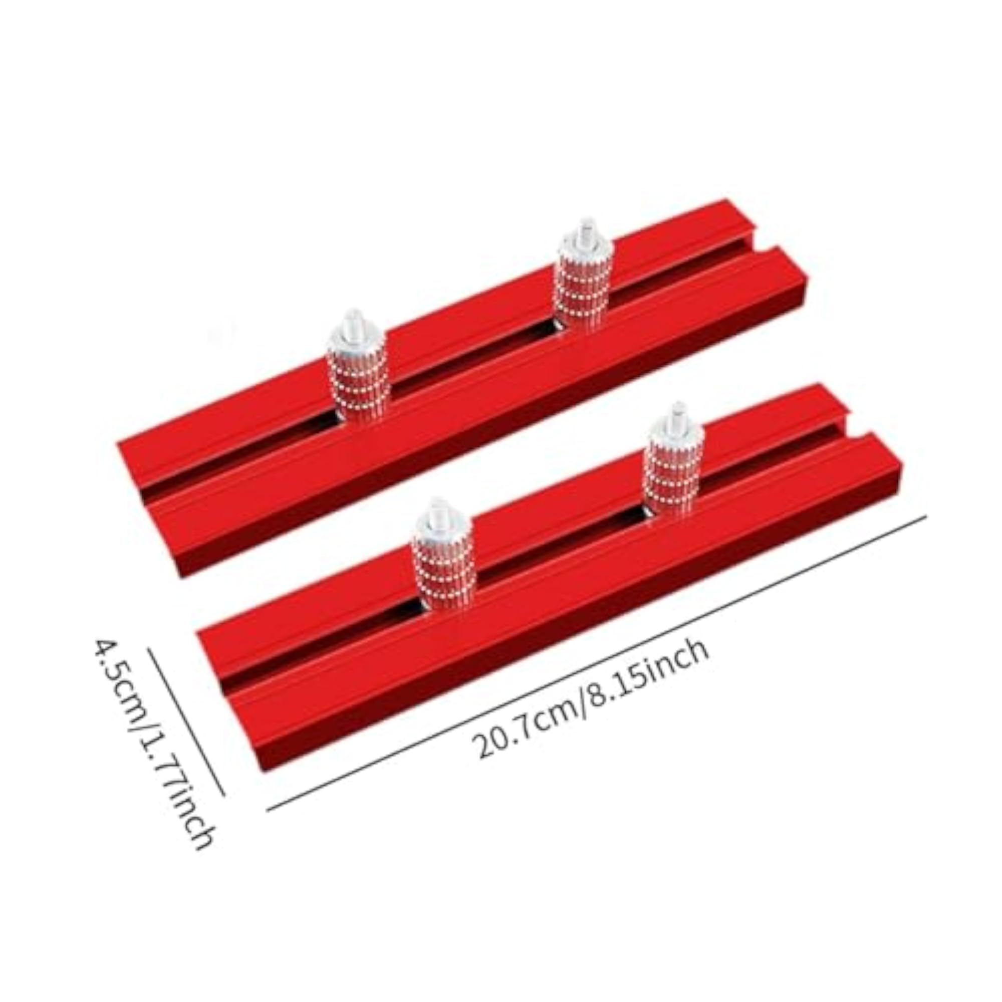 2Pcs Woodworking Planing Stop Bench Kit