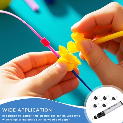Fournitures artisanales pour l'atelier : stylo chauffant de broderie et couture