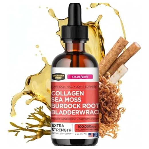 Collagen Mojo Liquid Peptides with Sea Moss