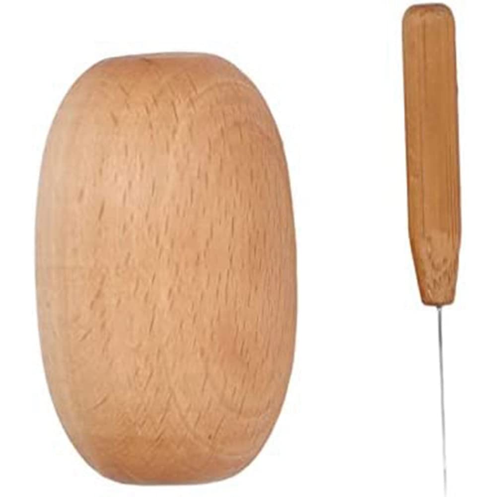 CTRLZS Wooden Darning Egg, Socks Sewing Tools Widely Used with Needle for Clothing