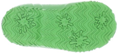 Bogs Kids Rainboot Solid Boot - Navy/Green - 3 #TOP3