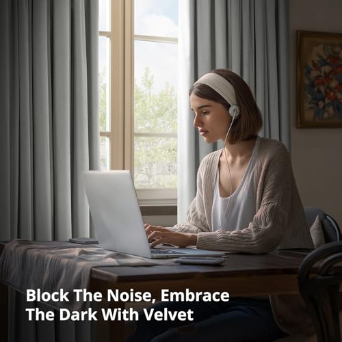 HPD Half Price Drapes Signature Velvet Thermal Blackout Curtains for Living Room 120 Inch Long (1 Panel) Rod Pocket Insulated Blackout Curtains for Bedroom Window Curtains, 50W x 120L, Reflection Grey