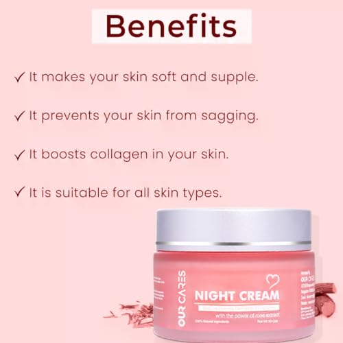 Image of Night Reset Retinol + Ceramide Night Cream | Anti Aging Cream For Women & Men | Reduces Fine Lines & Wrinkles | Oil Free & Non Sticky Moisturizer | For Glowing Youthful Skin | For All Skin Types
