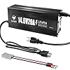 E-FAST 12V 20A Lithium Battery Charger, 14.6V LiFePO4 Battery Charger with Premium Aluminum Housing - 0V Activation for Golf Cart, RV, Marine, Boat, Trolling Motor - Includes Anderson Connector