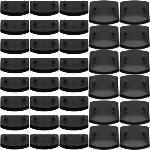 ANBOO 36 Pcs Support Latte Sommier, Embouts pour Lattes de Sommier, 24 x Embout de Lattes et 12 x Supports Centraux, Capuchons de Remplacement en Plastique