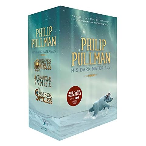 His Dark Materials 3-Book Paperback Boxed Set: The Golden Compass; The Subtle Knife; The Amber Spyglass Cover
