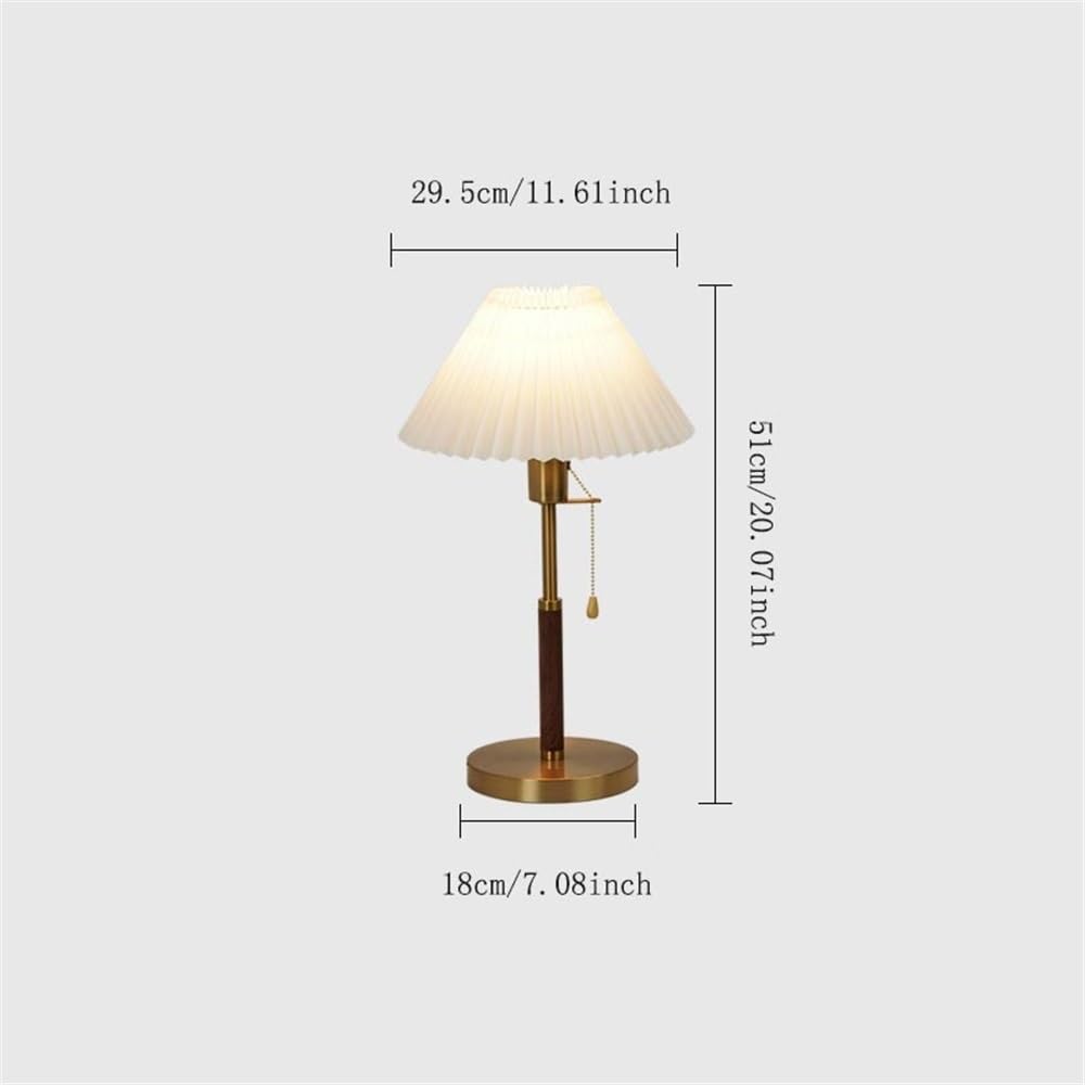 Affascinante Lampade da tavolo Lampade da tavolo plissettate Lampade da comodino Ambiente for la stanza campione Lampade decorative Arredamento per la casa