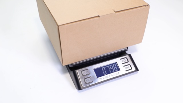 Image of Acteck A-808 High Accuracy 0.1OZ Digital Shipping Scale, Postal Scale and Mail Scale (100LB Stainless Steel)