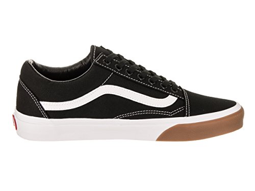 Vans Vans Unisex Adults' Old Skool Canvas Trainers, Black (Gum Bumper/Black/True White), 4 UK 36.5 EU