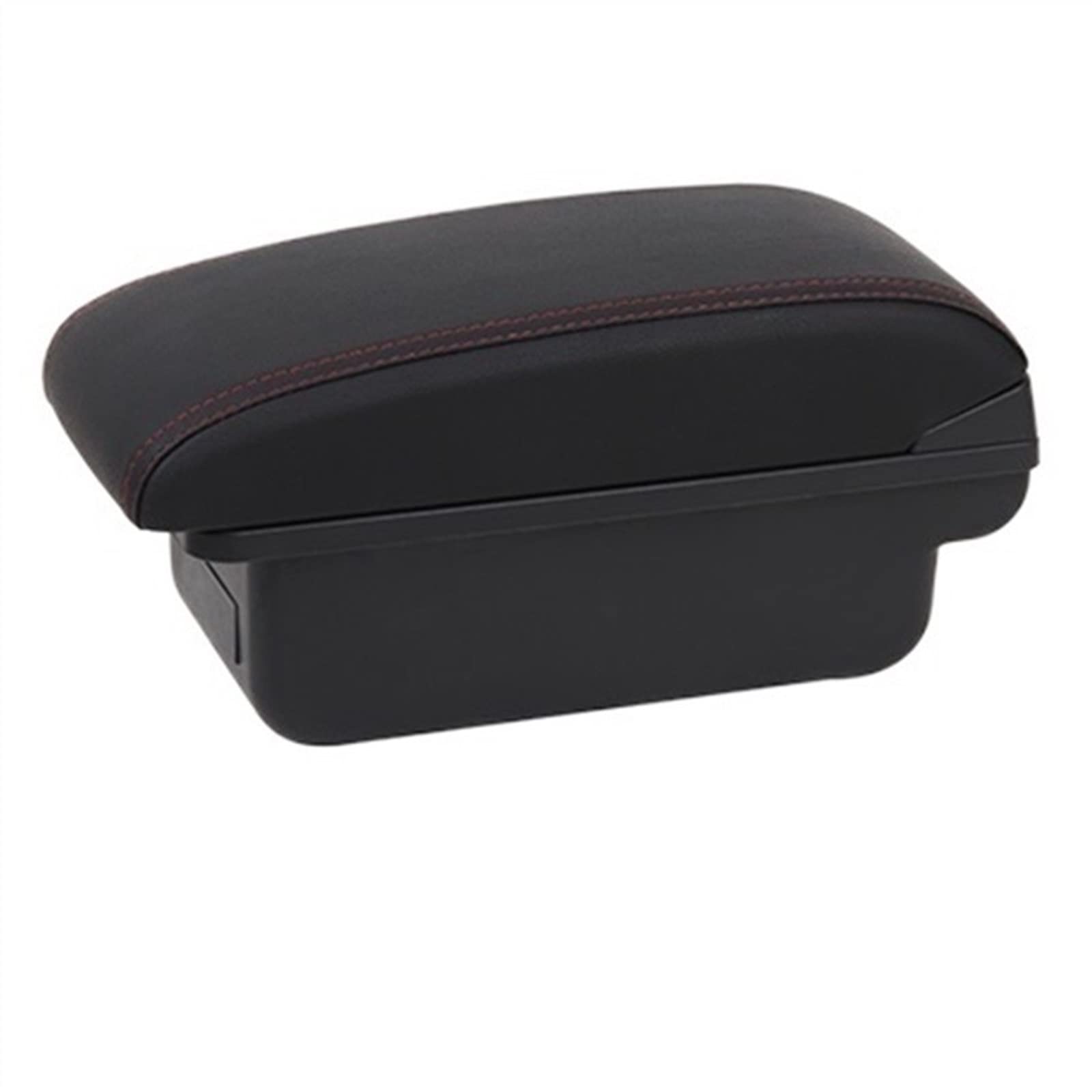 For Hyundai For Solaris 2013 2014 2015 2016 Armrest Box Car Armrest Box Interior Retrofit USB Ashtray(B1-black red no usb)