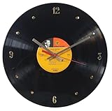 Vinyl Record Clock - Frank Sinatra. Handmade 12' Wall Clock Created Using an Authentic, Vintage Frank Sinatra Album. Music Decor & Vinyl Record Display.