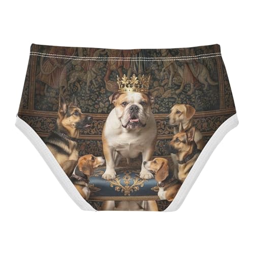 Cotton Toddler Girls Underwear King Dogs Girl Panties Cute Durable Kids Undies Briefs 2t2