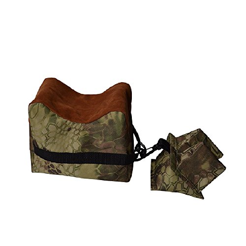 DETECH Tactical Fucile Gun Stand Bag Tiro Panchina Riposo Borsa Anteriore Posteriore Panchina Borse Destinazione Panca Non Riempita Stand Bag per Caccia Tiro