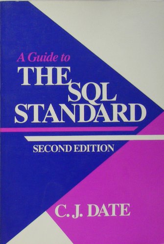 A Guide to the SQL Standard 0201502097 Book Cover