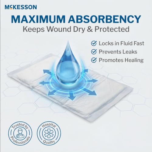 McKesson Sterile ABD Pads, Non Stick Gauze Dressing, 8 x 10 in, 24 ct | Abdominal Pad,Sterile,8 X 10 Inch,1 per Pack,Gauze - image 2