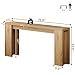 70.9 Inch Extra Long Console Table, Farmhouse Entryway Table with Thickened Base, Wood Sofa Table Behind Couch Table, Narrow Entryway Accent Table for Living Room, Hallway, Entrance, Foyer, Brown