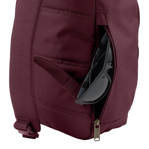 Image of Carhartt Durable Sling Bag, Crossbody Backpack with Side Release Buckle, Tablet Sleeve and Adjustable Strap, Port, 10L