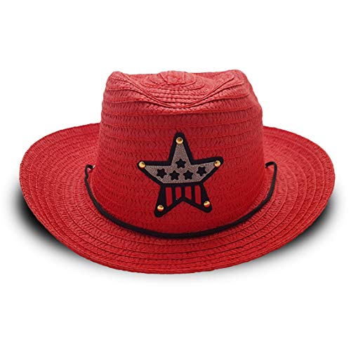 VRITRAZ Baby Boy's and Girl's Kids Children Cute Printed Cartoon Gift Summer Fancy Dress Straw Fasion Hat Cap 2