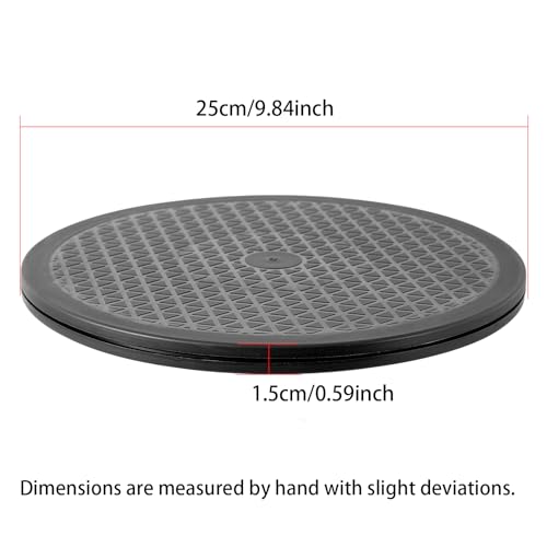 Image of 10 Inch Heavy Duty Rotating Swivel Stand - Lazy Susan with Steel Ball Bearings for Model Base /Rotating Plants /Crafts Stand Monitor /TV /Monitors /Potted Plants (360˚ Rotation)