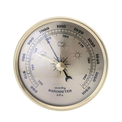 Rulbelok Calibri in metallo di alta qualità, stazioni meteorologiche, termometri per misurare la pressione, decorazioni per la casa vintage