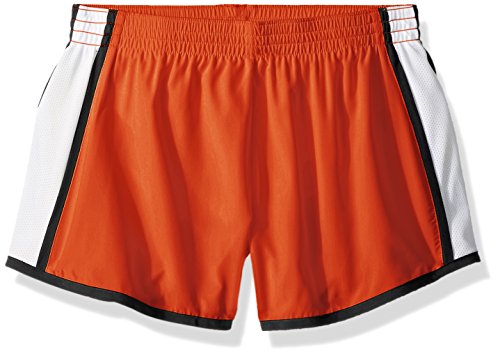 Augusta Sportswear Women's Augusta Girls Pulse Team Short, Orange/White/Black, Small