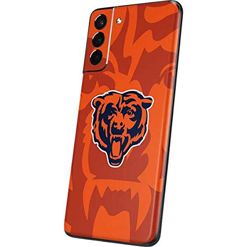 Skinit Decal Phone Skin Compatible with Samsung Galaxy S21 Plus 5G - Officially Licensed NFL Chicago Bears Double Vision Design