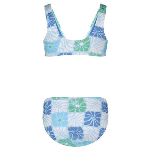 Image of Roxy Girls' Two-piece Bikini Swimsuit Set, UPF 50+ Sun Protection, Quick-Dry Bathing Suit