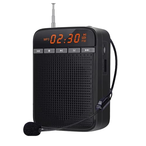 Radio FM audio AUX et amplificateur vocal portatif pour guider les visites