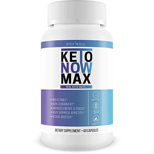 Keto Now Max - Burn More Fat - Lose More Weight - Faster Ketosis Entry Means More Time Losing Weight And Inches Off Your Waist - Burn Fat For Energy- Max Kgx Keto Pills Now Real Keto Salts