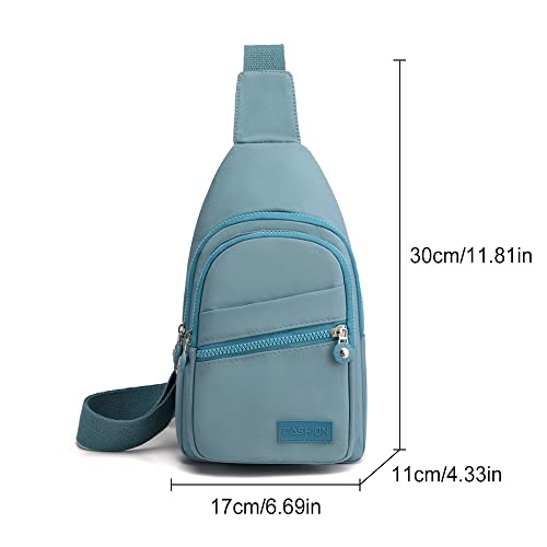 MOAMUN Small Sling Bag Women Men, Waterproof Nylon Anti Theft Cross body Bag Women - Image 2