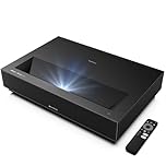 WEMAX Nova Pro ALPD Laser TV, Ultrakurzdistanz Beamer 4K mit 2100 ISO Lumen & 3D, Google TV & Google Assistant, WiFi 6, Bluetooth, Dolby Audio DTS-HD, Laser UST Heimkino Beamer für Wohnzimmer