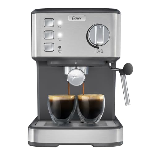 Catálogo para Comprar On-line Cafetera Espresso Koblenz disponible en línea para comprar. 43 Oster® Cafetera Compacta, Prepara hasta 2 Espressos por Ciclo, 15 Bar, Tubo de Vapor para Leche Espumosa para Capuccinos y Lattes, Incluye Accesorios, Acero Inoxidable, BVSTEM5502